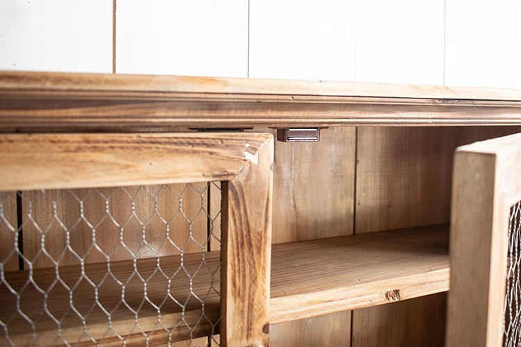 Eckregal Holz Vintage
