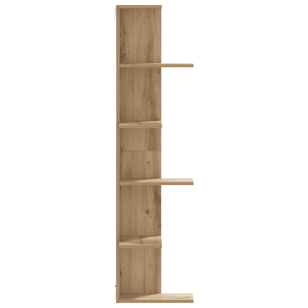 Schwebendes Eckregal Holz