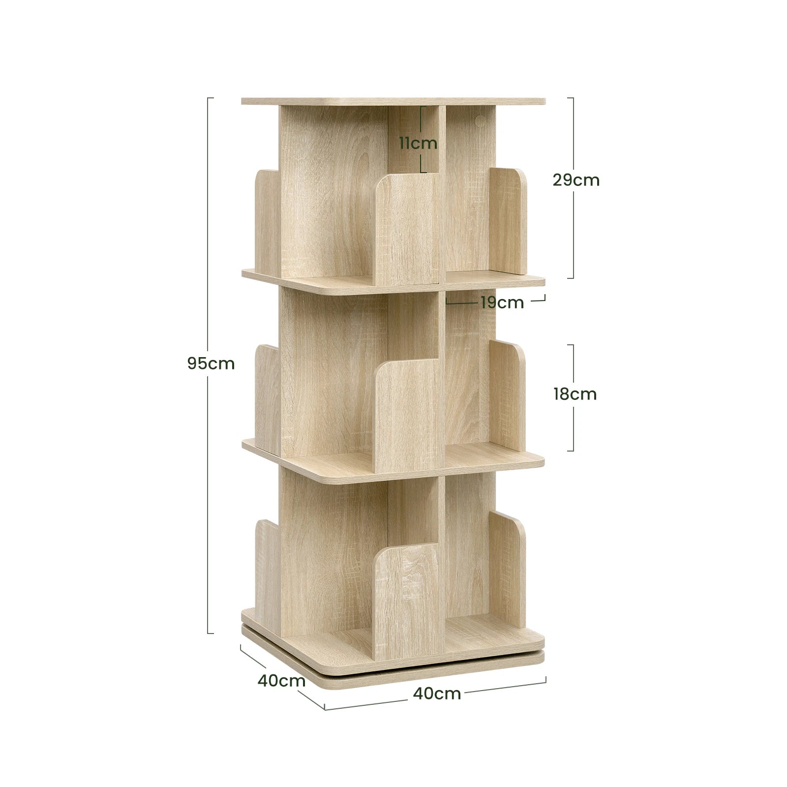 Bücher Eckregal Holz