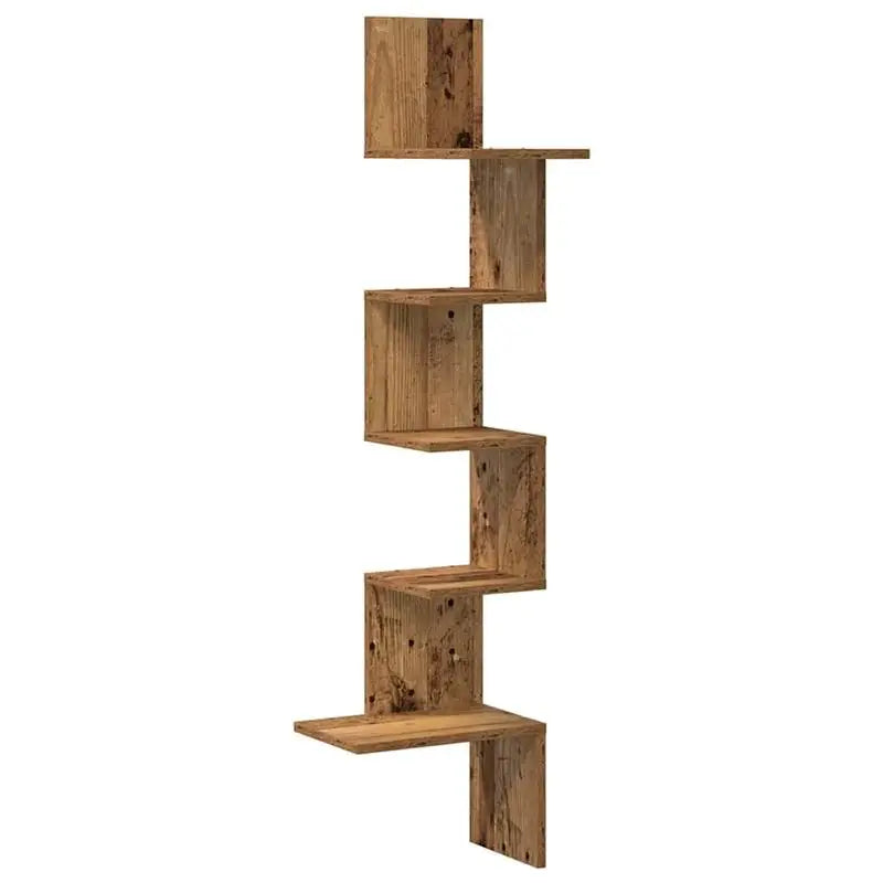 Eckregal Holz Wand