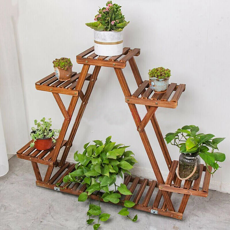 Eckregal Garten Holz