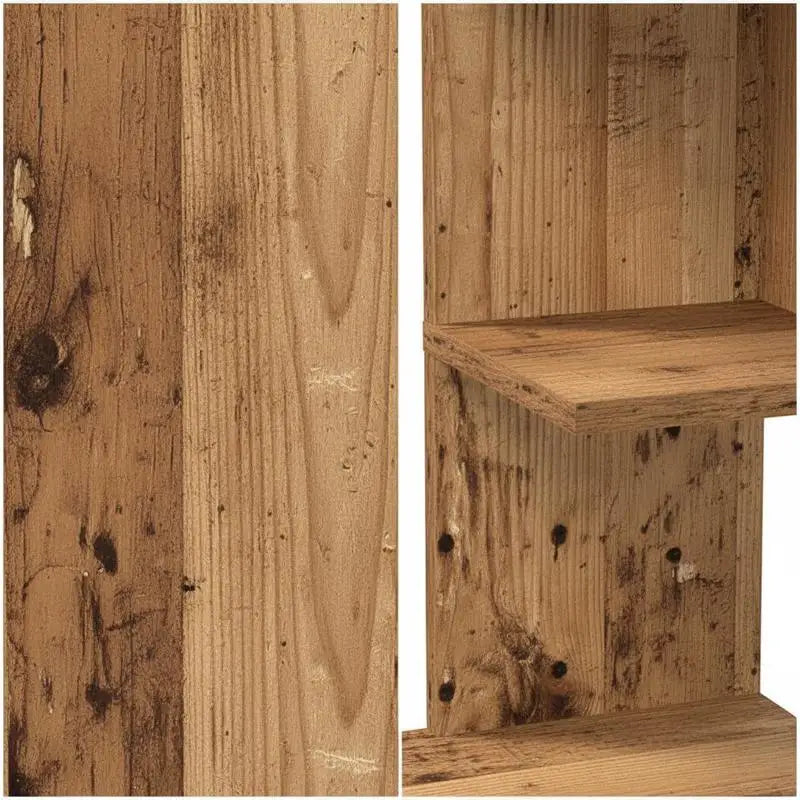 Eckregal Holz Wand