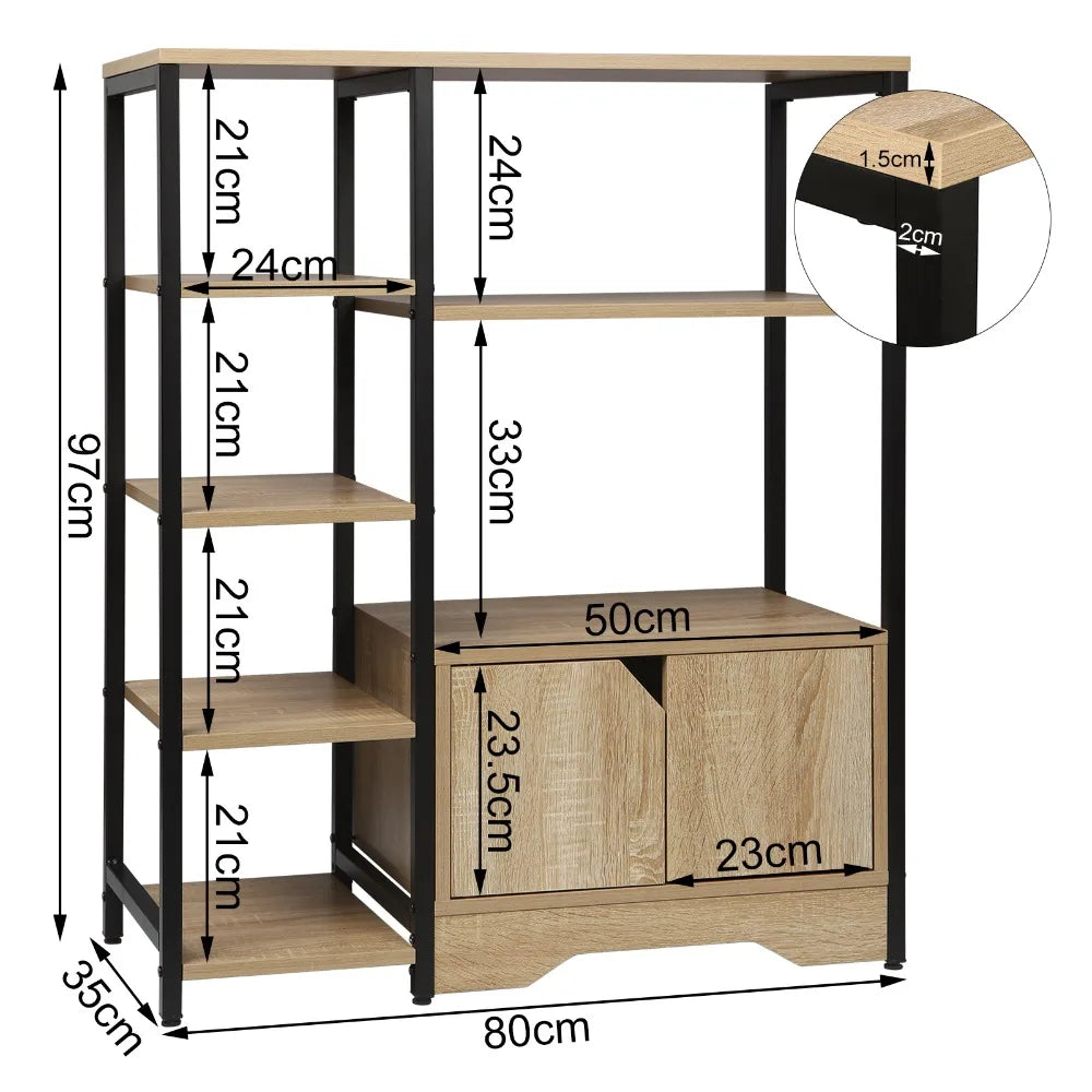 Eckregal Holz Abstellraum