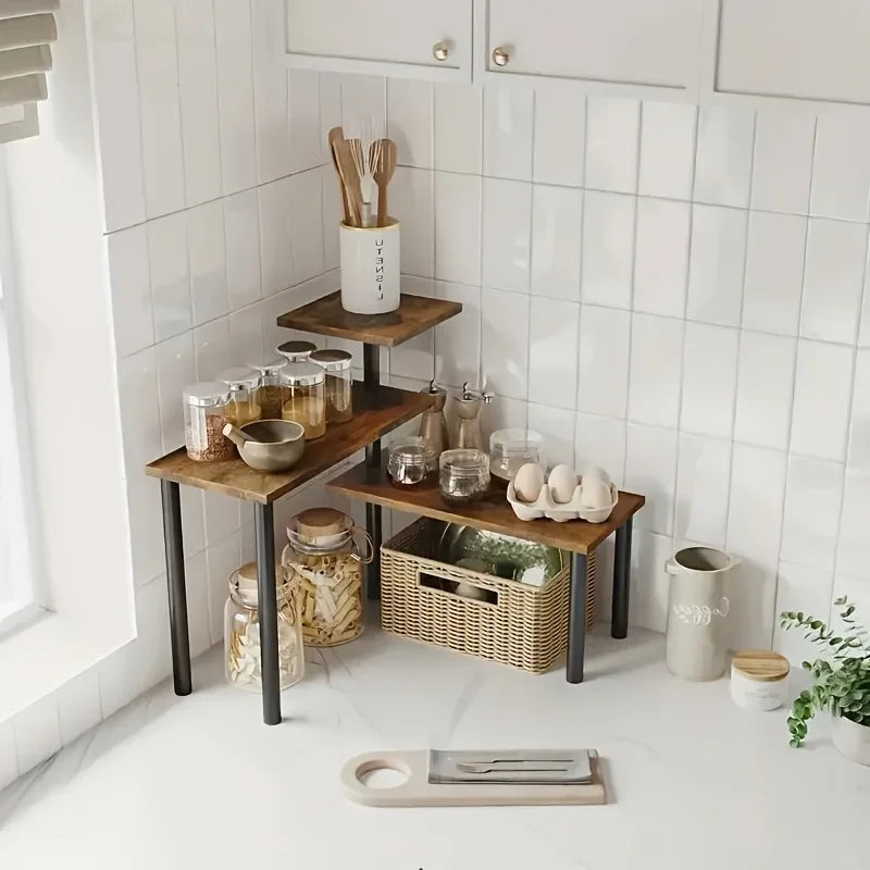 Küchen Eckregal Holz