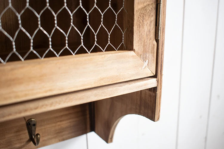 Eckregal Holz Vintage