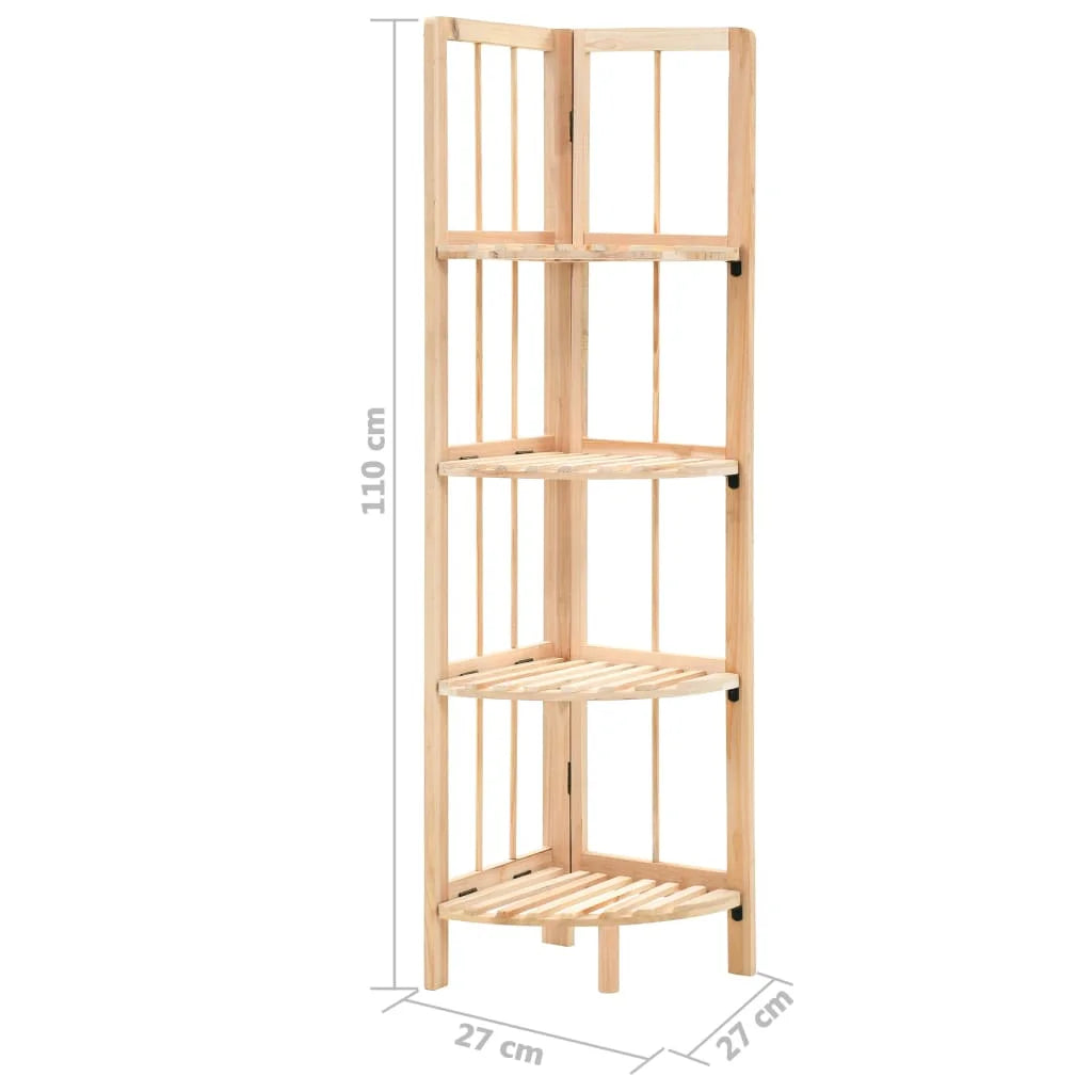 Eckregal Holz Natur