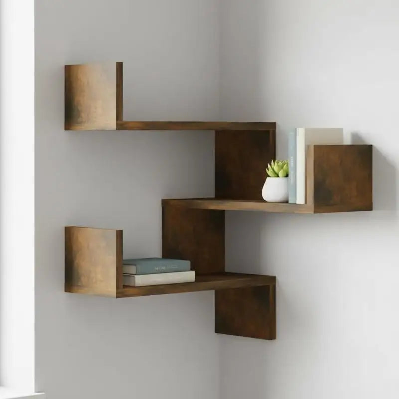 Eckregal Antik Holz