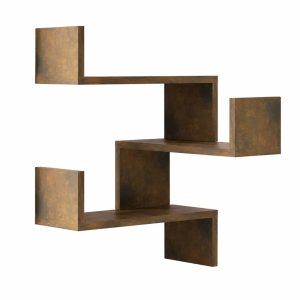 Eckregal Antik Holz