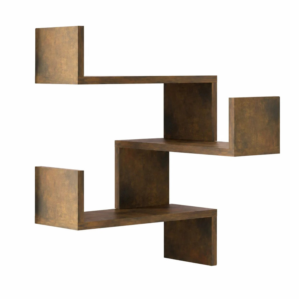 Eckregal Antik Holz