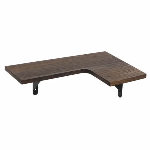 Eckregal Holz Braun