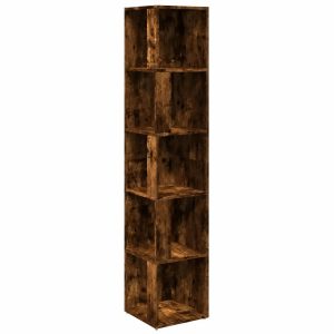Eckregal Holz Eiche