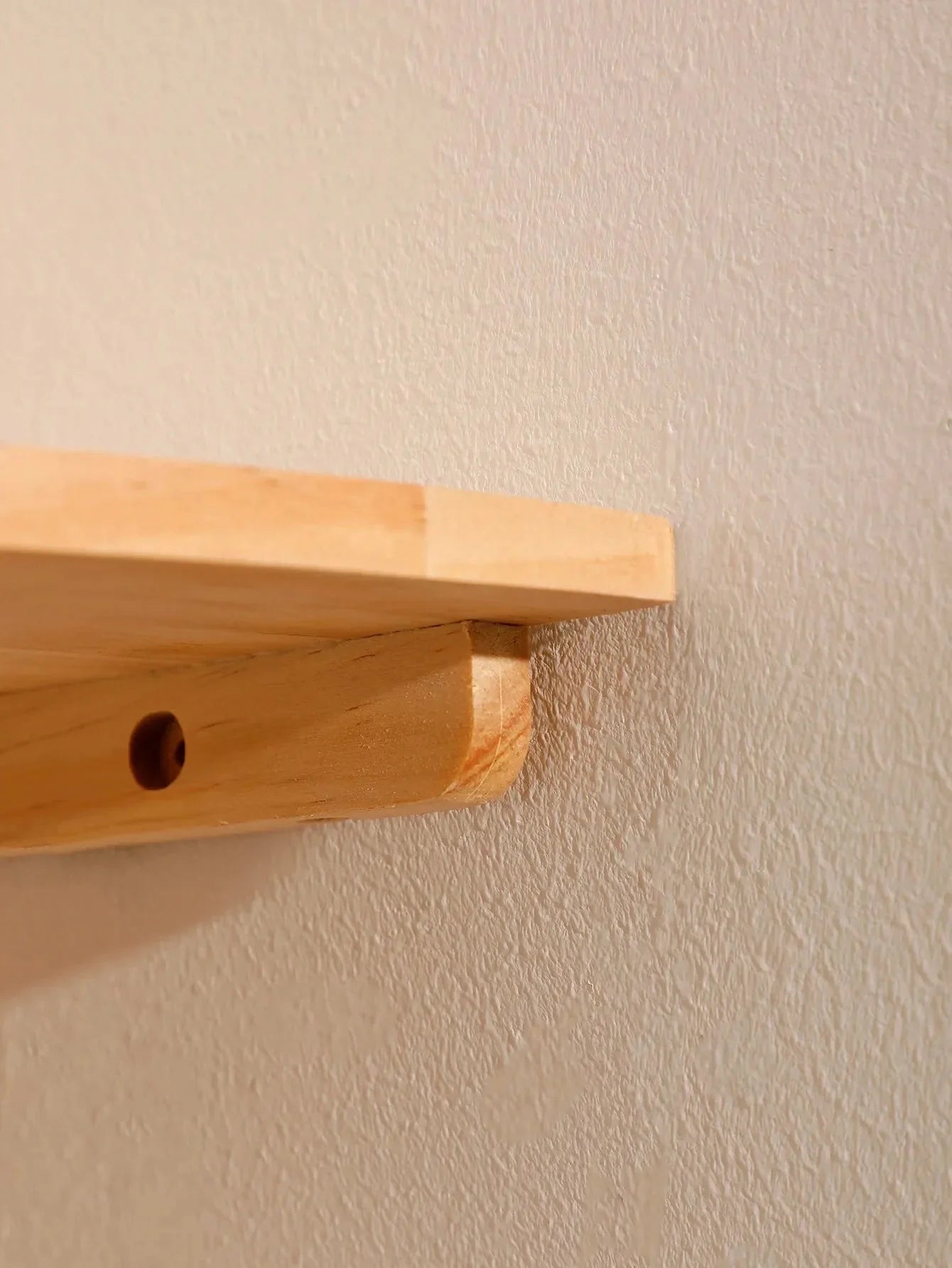 Eckregal Holz Hängend