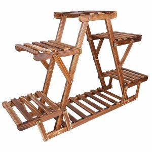 Eckregal Terrasse Holz