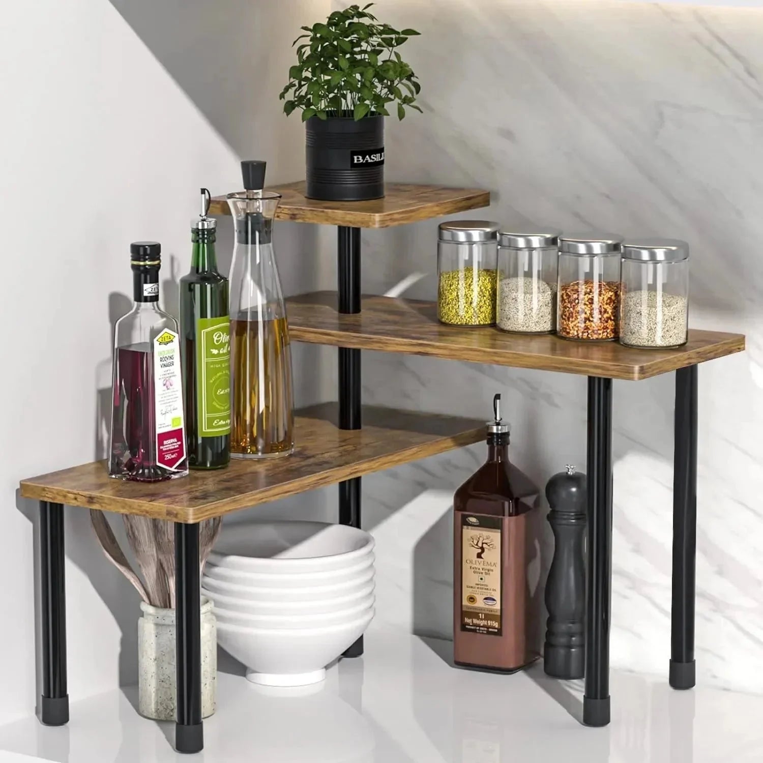 Küchen Eckregal Holz