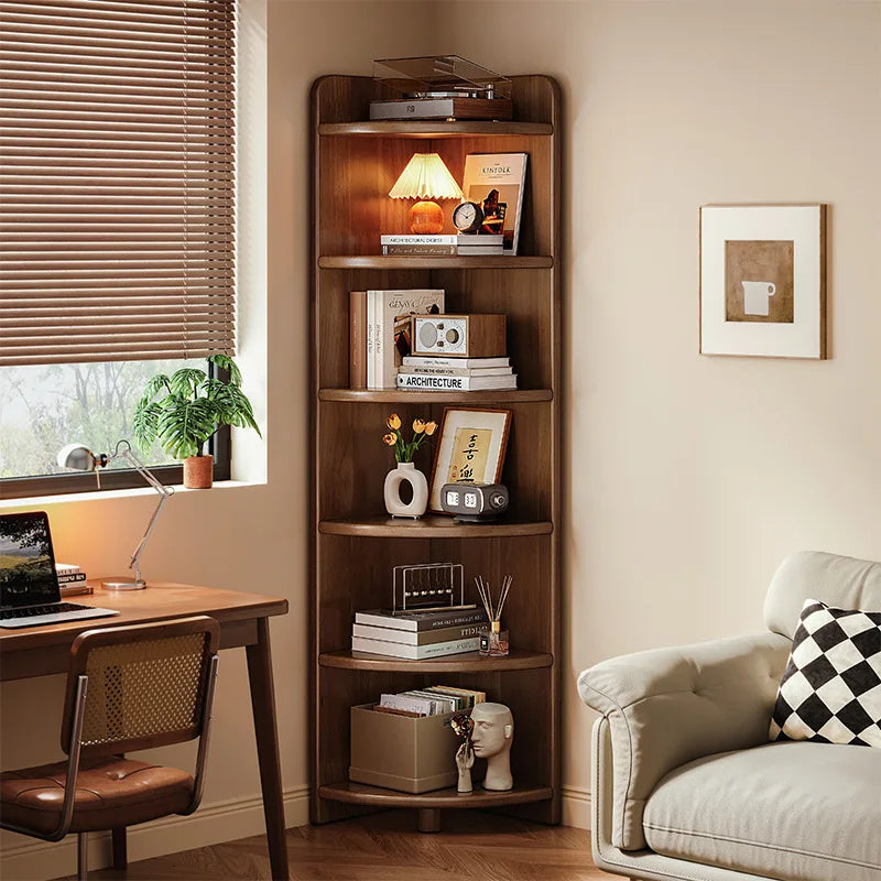 Solid Wood Corner Shelf